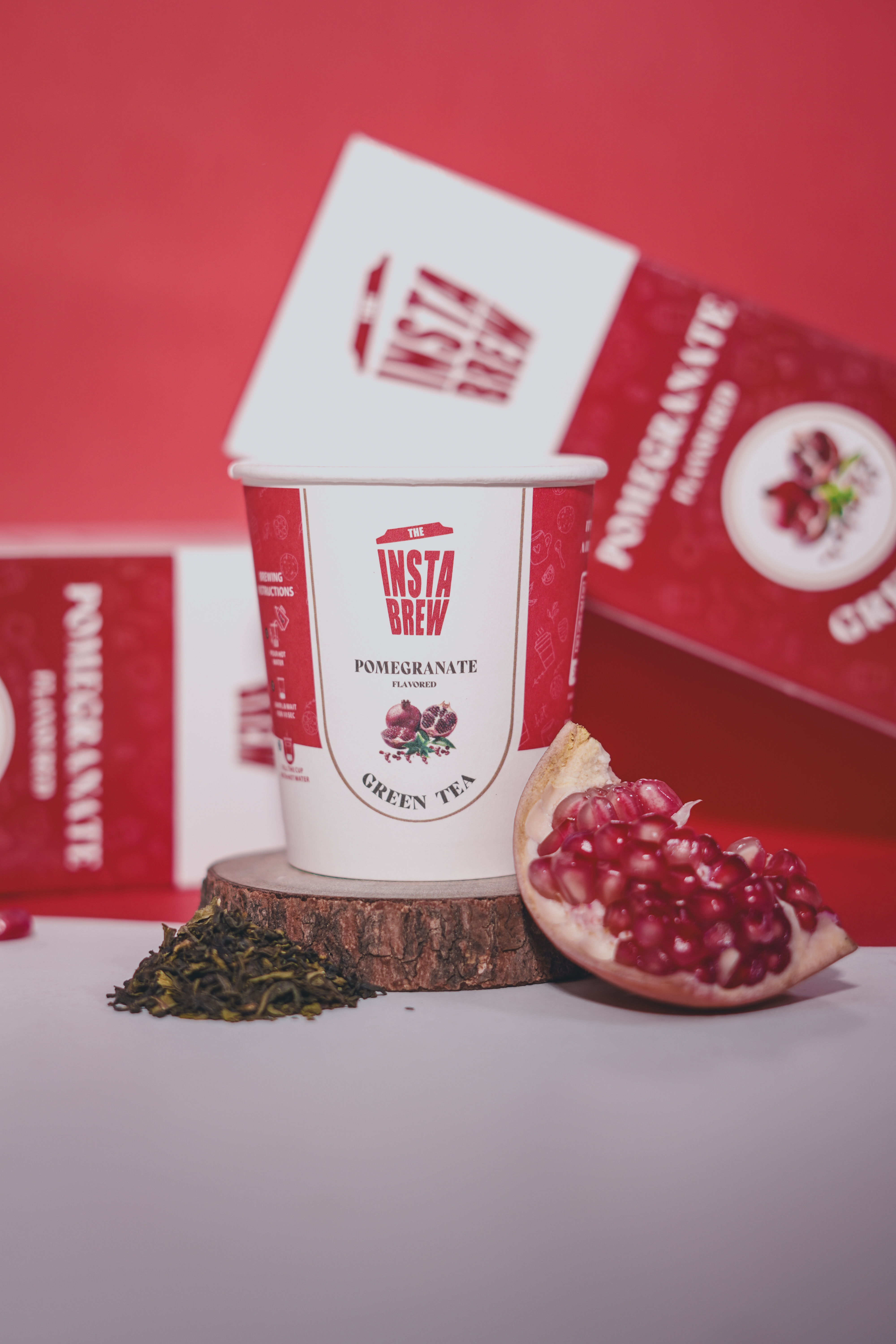 Pomegranate Green Tea